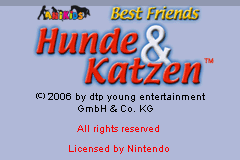 Best Friends - Hunde & Katzen Title Screen